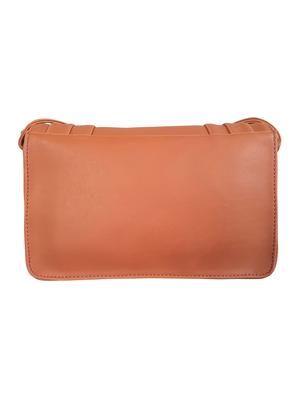 tan leatherette regular sling bag - 14790032 - Standard Image - 2