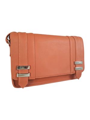 tan leatherette regular sling bag - 14790032 - Standard Image - 5