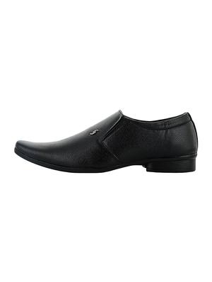 black leatherette formal slip on - 14790590 - Standard Image - 2
