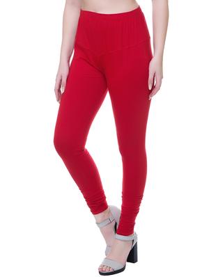 red solid leggings - 14795866 - Standard Image - 2