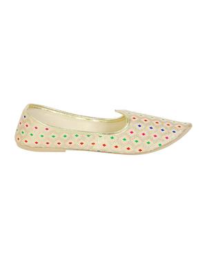 gold slip on jutis - 14799609 - Standard Image - 2