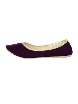 purple slip on jutis - 14799611 - Standard Image - 2
