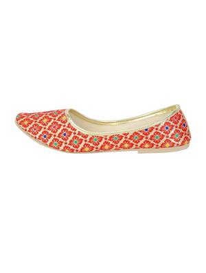 orange slip on jutis - 14799613 - Standard Image - 2