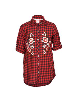red cotton shirt - 14800533 - Standard Image - 2