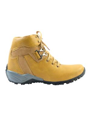 beige leatherette high ankle boots - 14804815 - Standard Image - 2