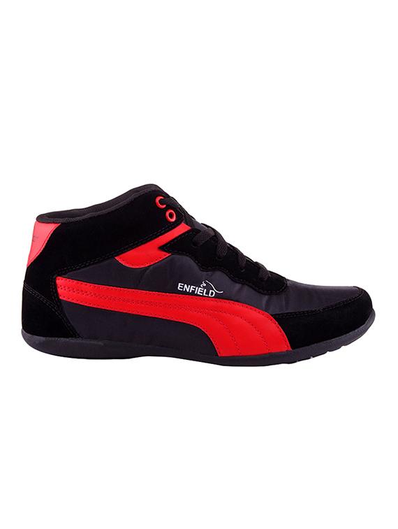 black canvas lace up sneakers - 14804818 - Zoom Image - 2