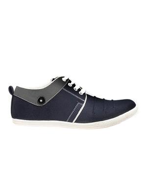 blue canvas lace up sneaker - 14804819 - Standard Image - 2