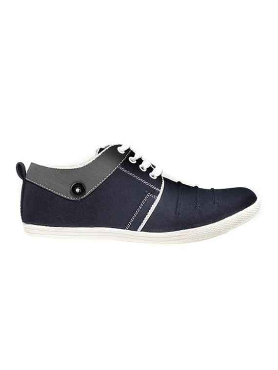 blue canvas lace up sneaker - 14804819 - Zoom Image - 2