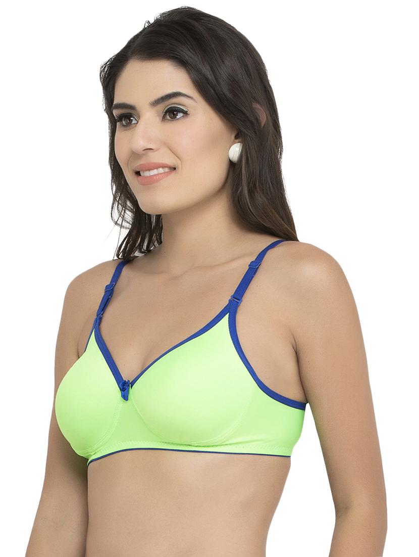 green solid bra - 14807643 - Zoom Image - 2