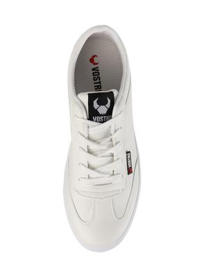 white Leatherette lace up sneaker - 14807695 - Standard Image - 5