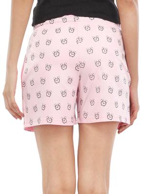 pink printed sleepwear shorts - 14815704 - Standard Image - 2