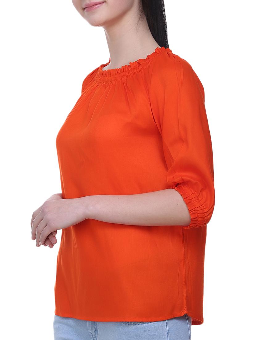orange solid top - 14818201 - Zoom Image - 2