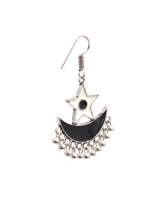 multi metal drop earring - 14820883 - Standard Image - 2