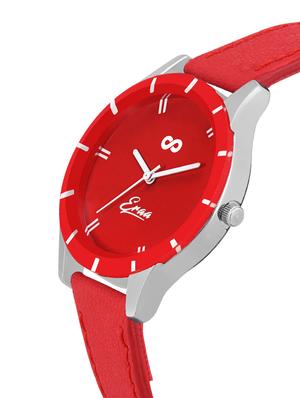eraa women red slim analog wrist watch - 14836719 - Standard Image - 2