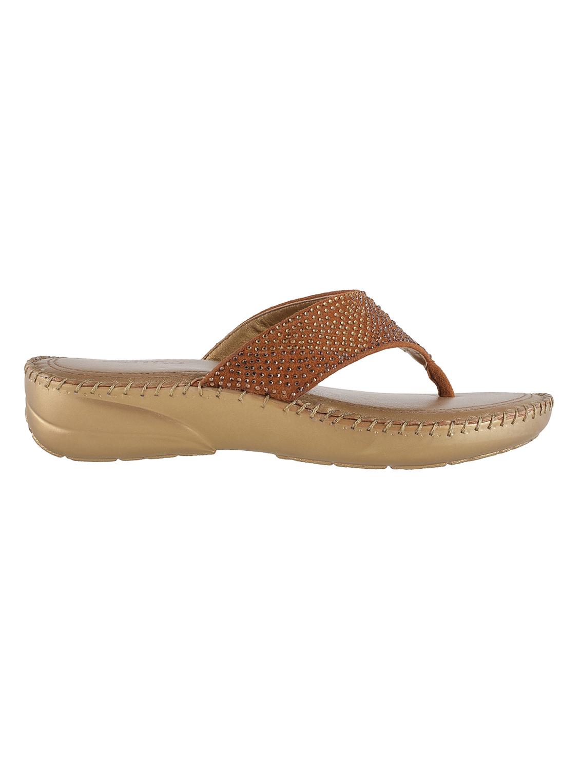 brown toe separator sandal - 14840963 - Zoom Image - 2