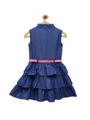 blue denim frock - 14842320 - Standard Image - 2