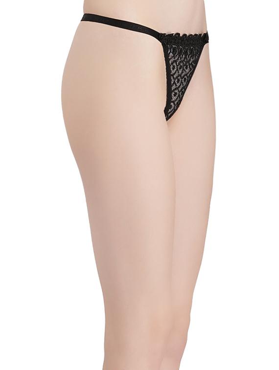black sheer thongs - 14842404 - Zoom Image - 2
