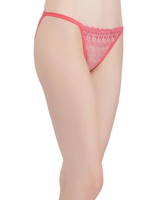 Pink lacy bikini panty - 14842414 - Standard Image - 2