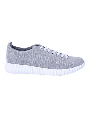 grey mesh lace up sport shoes - 14844923 - Standard Image - 2