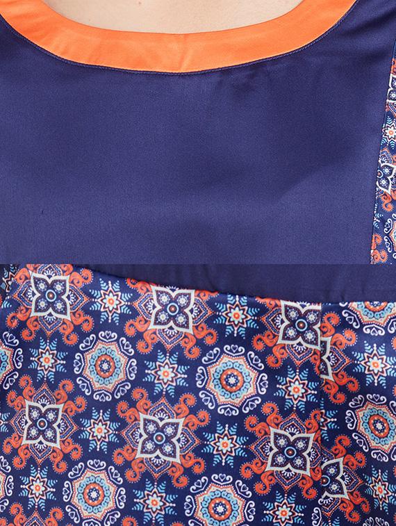 blue nightwear shorts set - 14847183 - Zoom Image - 5
