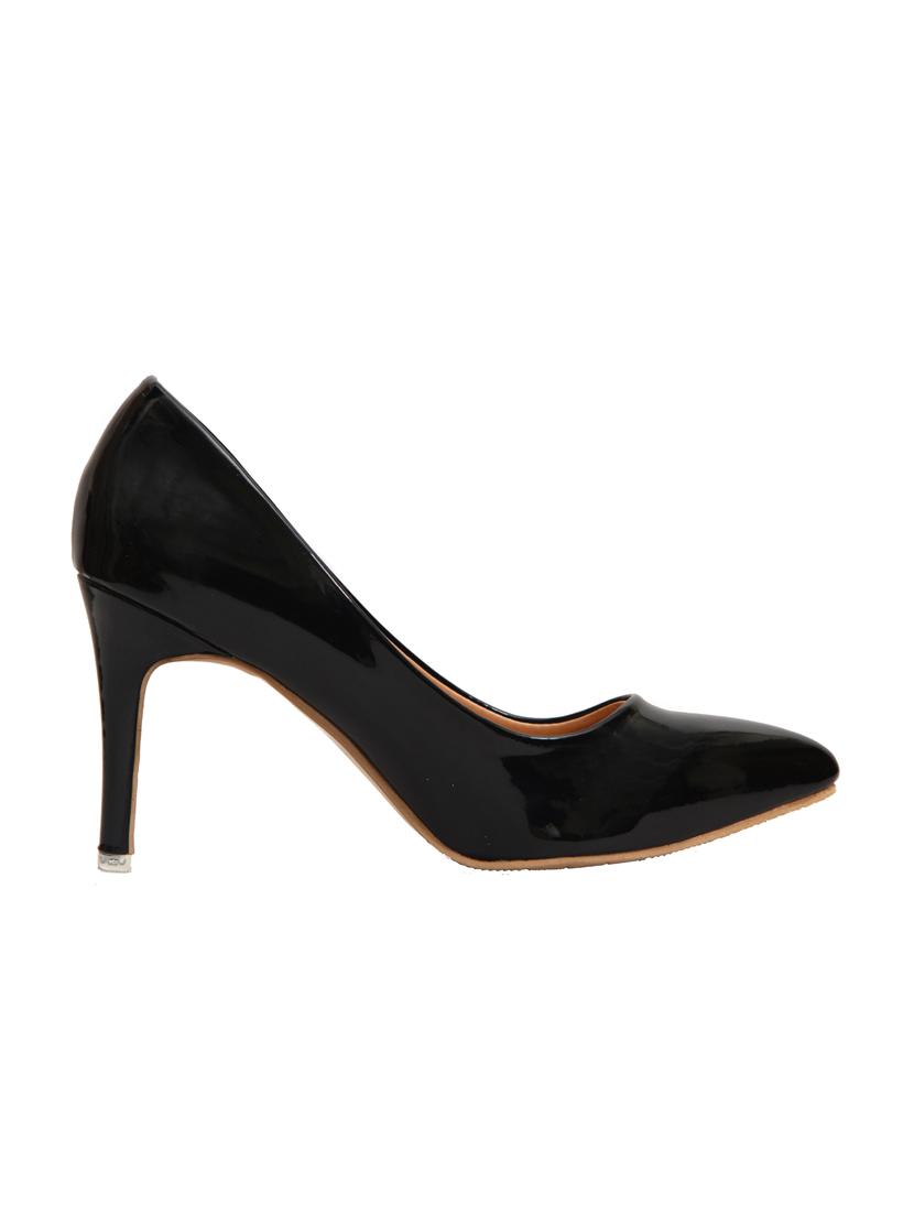 black patent slip on pumps - 14847942 - Zoom Image - 2