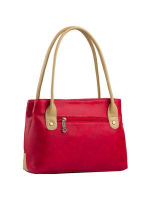 red leatherette regular handbag - 14848587 - Standard Image - 2
