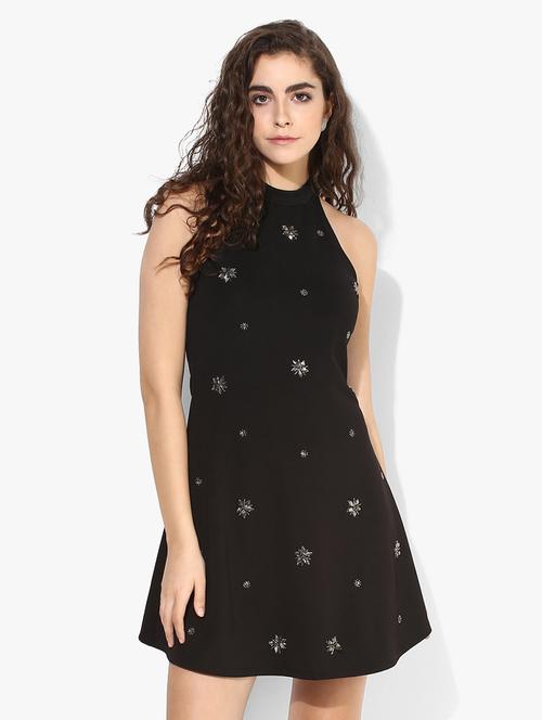 black a-line dress - 14850180 - Standard Image - 1