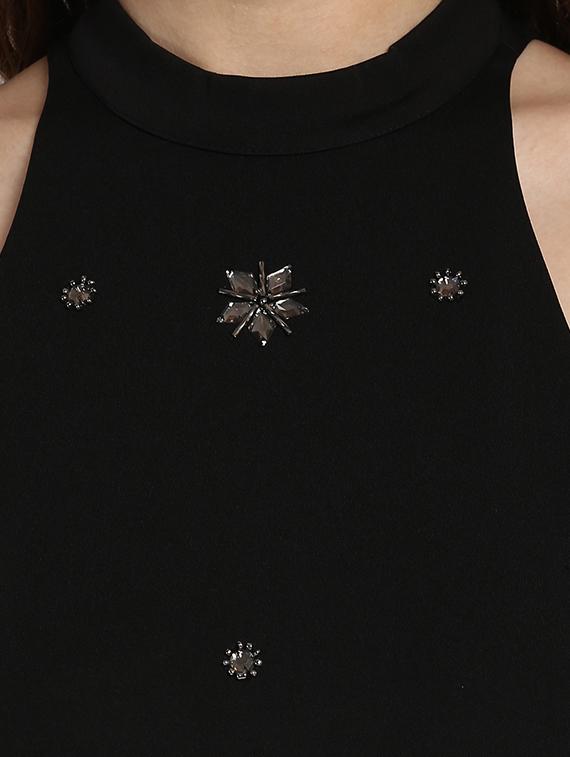 black a-line dress - 14850180 - Zoom Image - 5