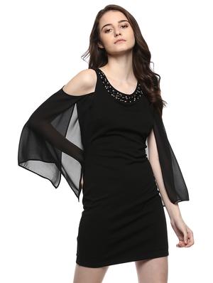solid black sheath dress - 14850183 - Standard Image - 2