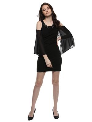 solid black sheath dress - 14850183 - Standard Image - 5