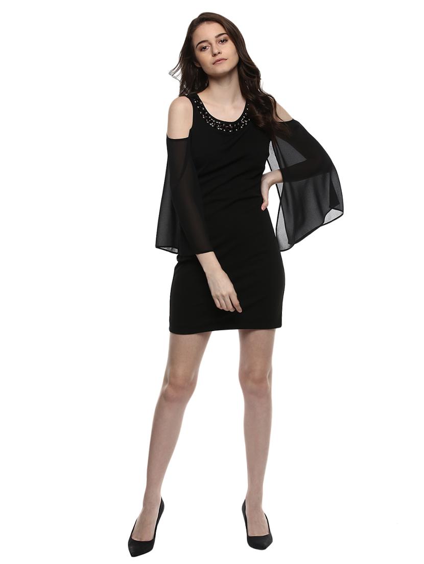 solid black sheath dress - 14850183 - Zoom Image - 5