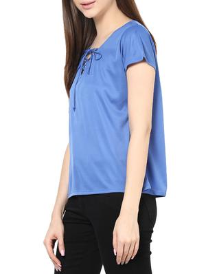 MIWAY Blue solid Top - 14852543 - Standard Image - 2