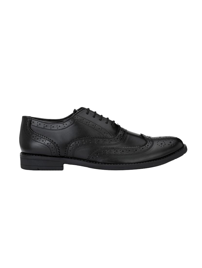 black leatherette formal brouge - 14855410 - Zoom Image - 2