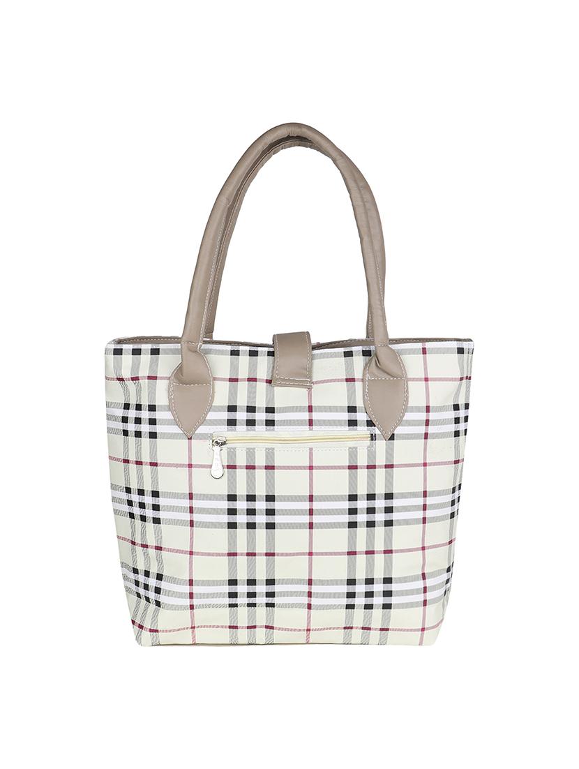 white leatherette regular handbag - 14863369 - Zoom Image - 2