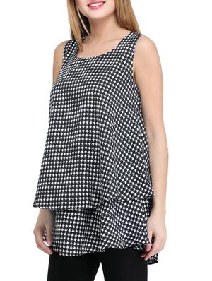 black printed a-linr kurti - 14865090 - Standard Image - 2