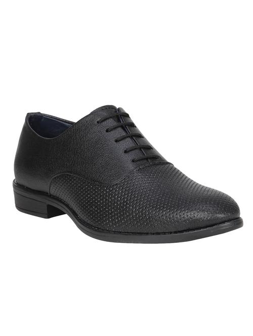 black leatherette formal oxford - 14865210 - Standard Image - 1