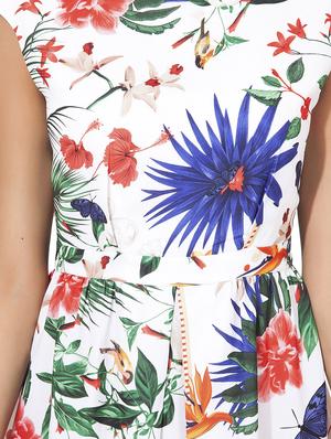 white a-line dress - 14867889 - Standard Image - 5