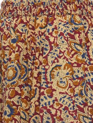 maroon kurta palazzo set - 14868109 - Standard Image - 5