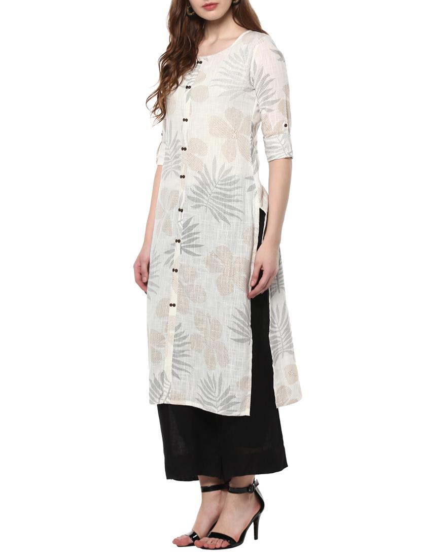 Straight printed kurta - 14868461 - Zoom Image - 2