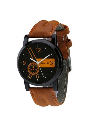 Gen-Z combo of 3 Minimalist Yellow and Brown watches - 14871542 - Standard Image - 2