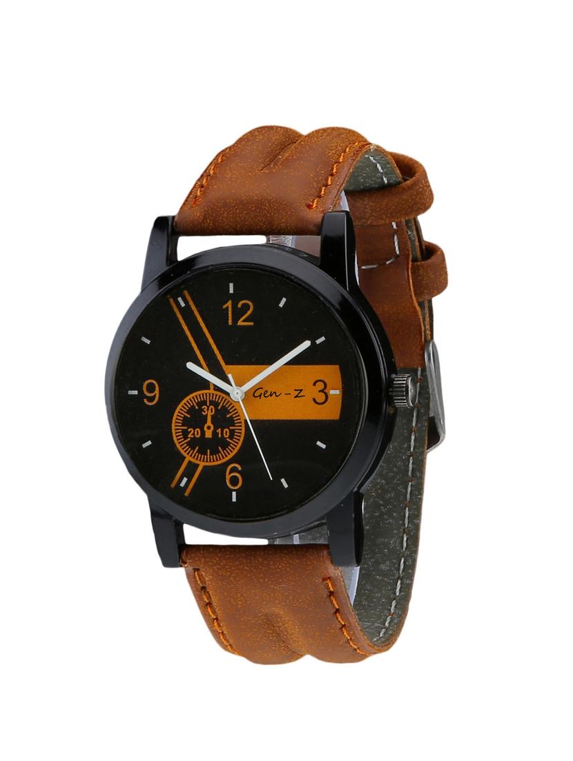 Gen-Z combo of 3 Minimalist Yellow and Brown watches - 14871542 - Zoom Image - 2