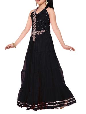 black net party gown - 14873343 - Standard Image - 2