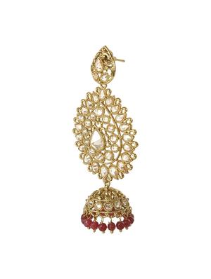 gold tone stone earrings - 14875277 - Standard Image - 2