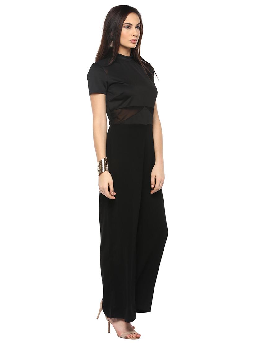 black full leg jumpsuit - 14876090 - Zoom Image - 2
