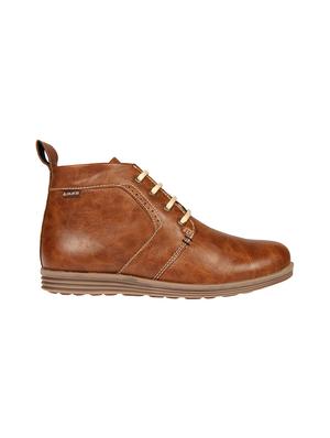 tan leatherette high ankle boot - 14876478 - Standard Image - 2