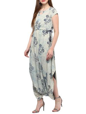 Cowl printed kurta - 14876842 - Standard Image - 2