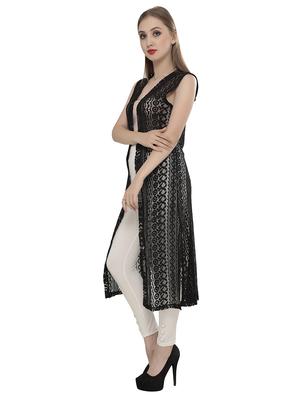black crocheted shrug - 14882833 - Standard Image - 2