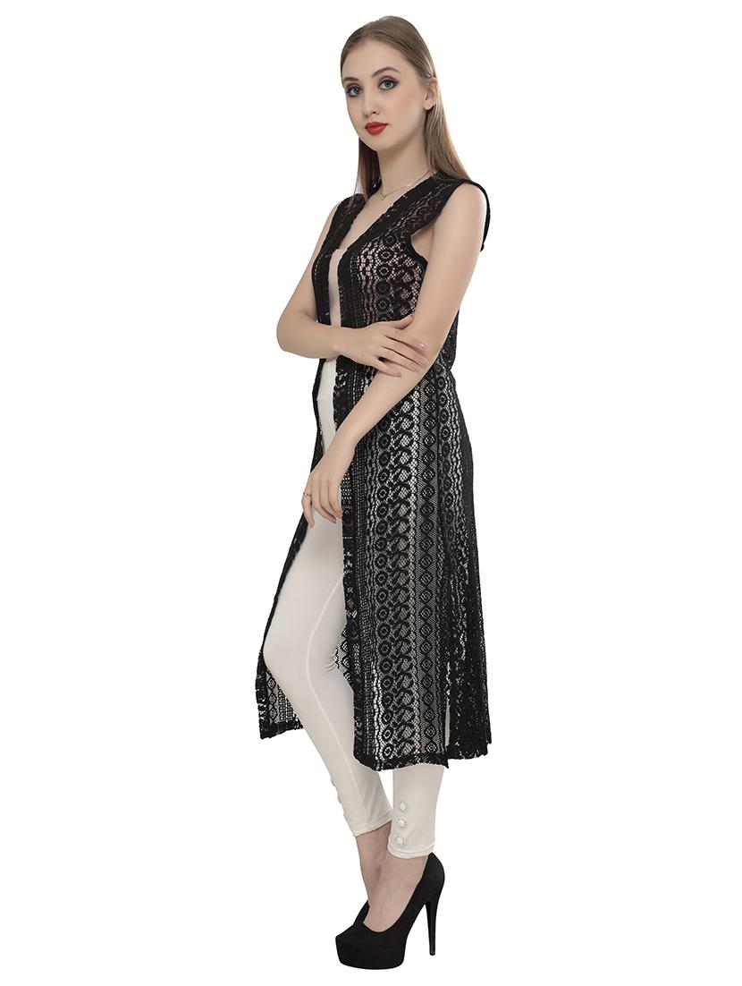 black crocheted shrug - 14882833 - Zoom Image - 2
