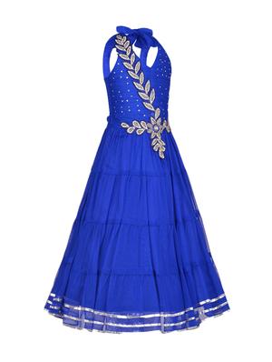 blue net party gown - 14885035 - Standard Image - 2
