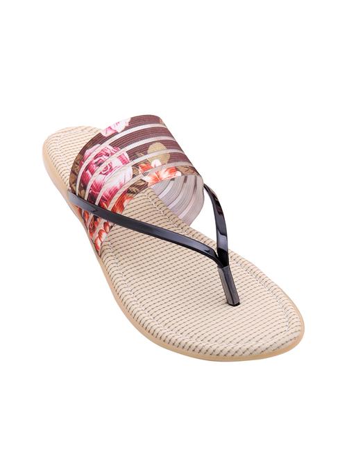 maroon toe separator sandal - 14886207 - Very Small Image - 1